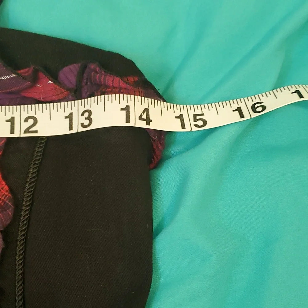 Tripp NYC Corset size XS w/ Red and Purple Plaid accents - Picture 4 of 8